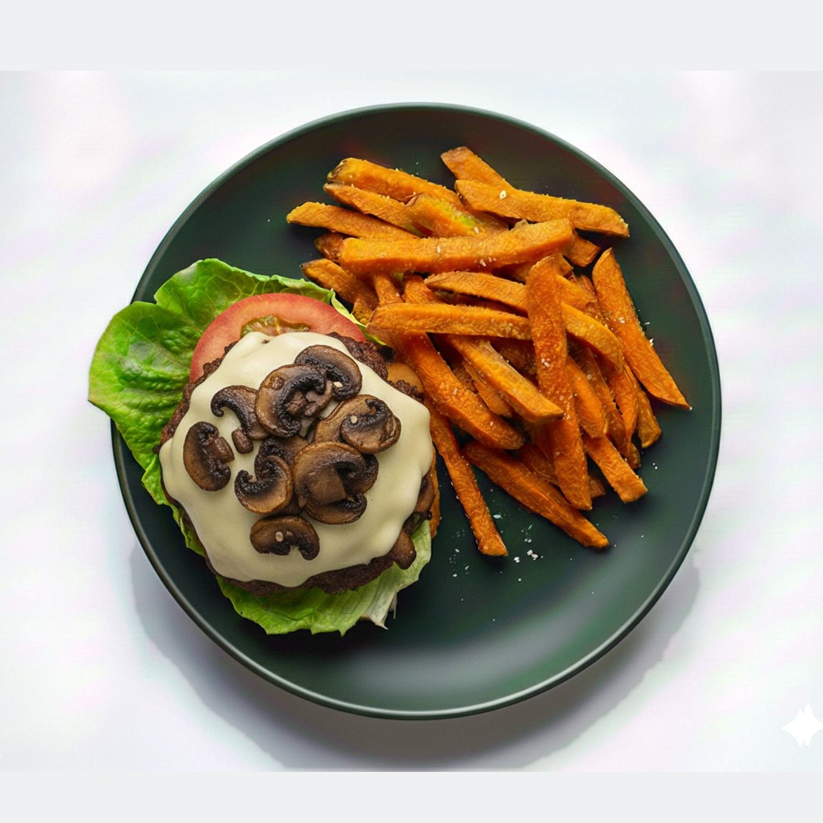 Mushroom Swiss Burger